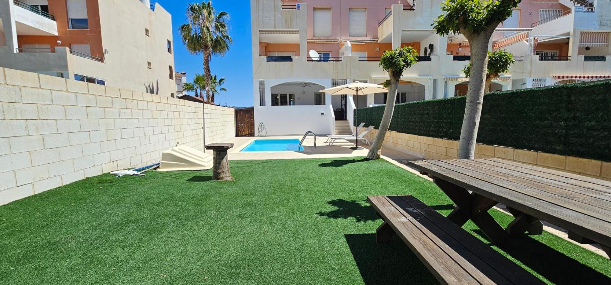 Homes Of Spain, Apartamentos Paraiso Vera Playa, Fatu Hiva, Bajo A Con Piscina Privada En Jardin Privado, Primera Linea De Playa, Wifi ภายนอก รูปภาพ